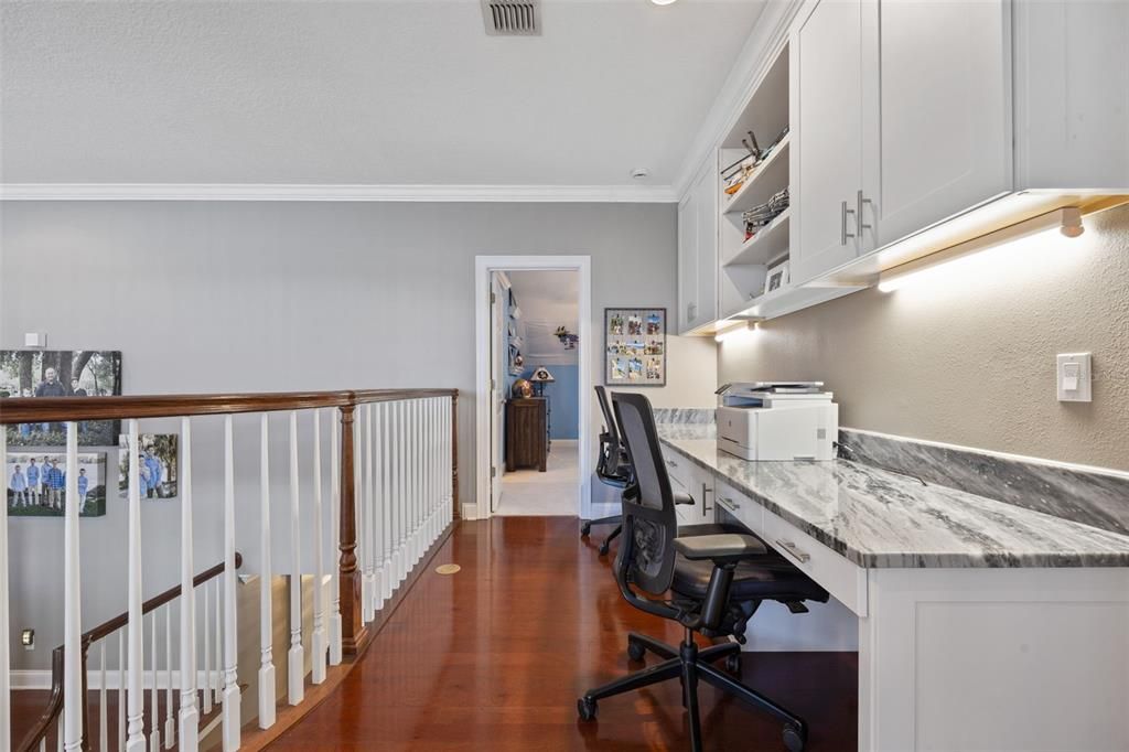 Home Office, Interior, Wood Texture Flooring