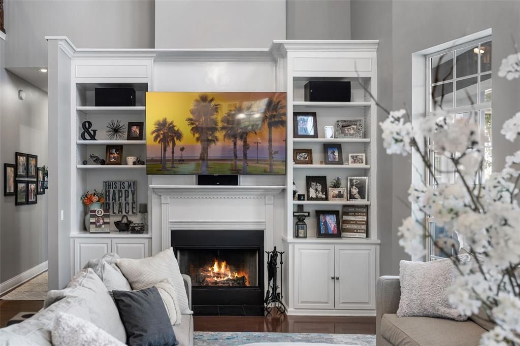 Fireplace, Interior, Living room