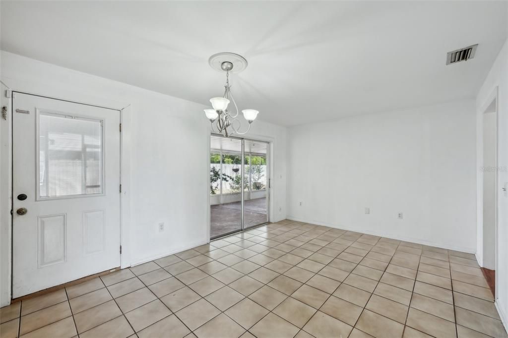 Chandelier, Empty room, Interior