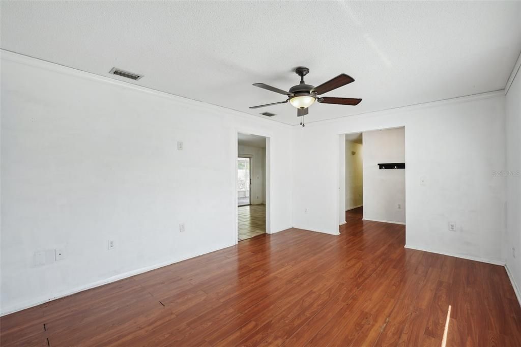 Empty room, Interior, Wood Texture Flooring