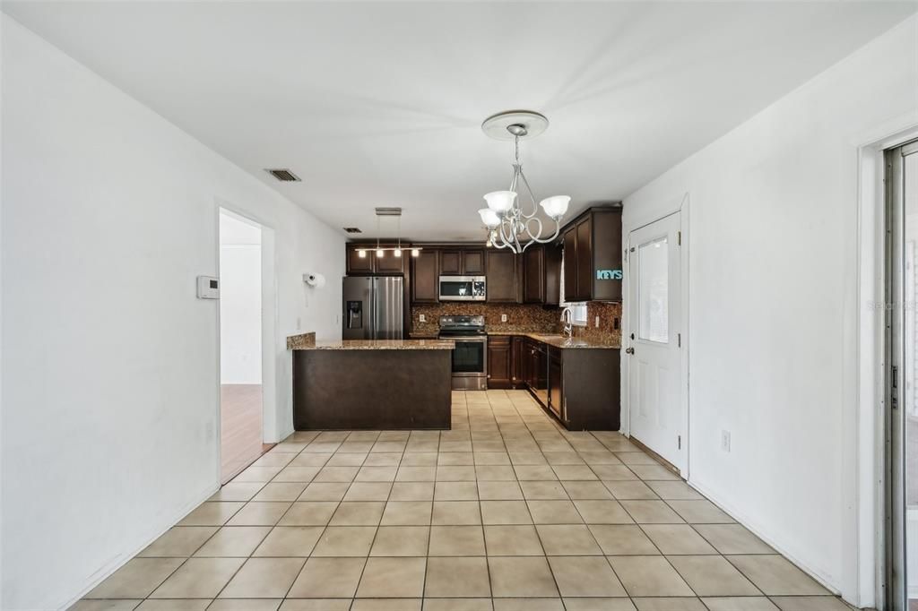 Chandelier, Interior, Kitchen, Pendant Lights