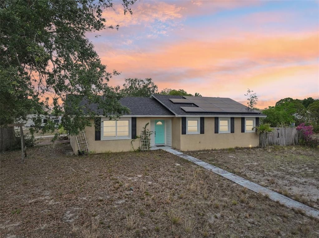 Backyard, Exterior, Solar Panels