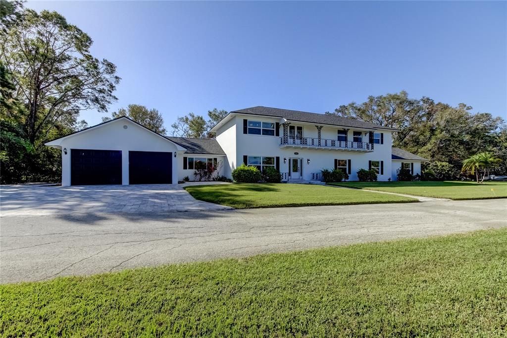 Attached, Backyard, Detached Garage, Exterior, Facade, Georgian