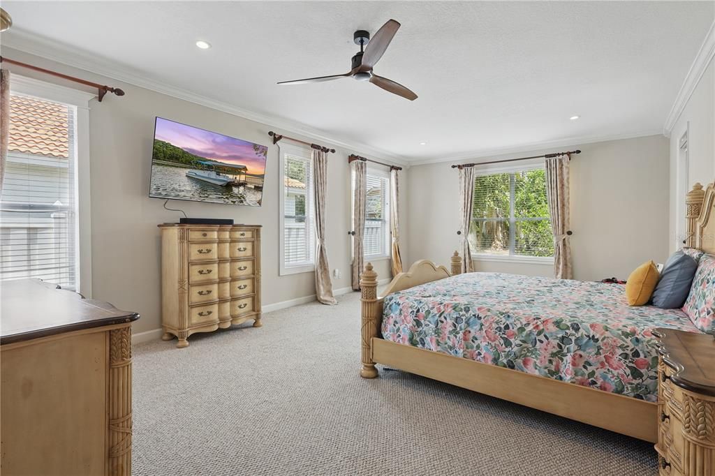Bedroom, Interior, Recessed Lighting