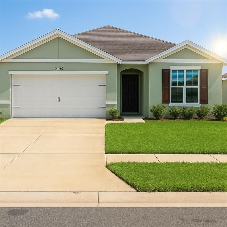 Attached, Exterior, Facade, Ranch