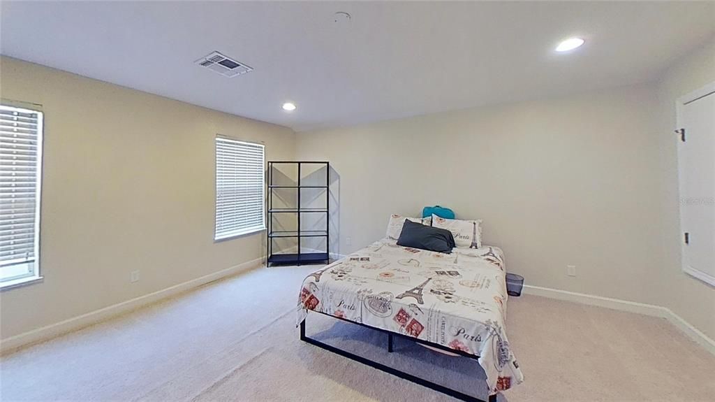 Bedroom, Interior, Recessed Lighting