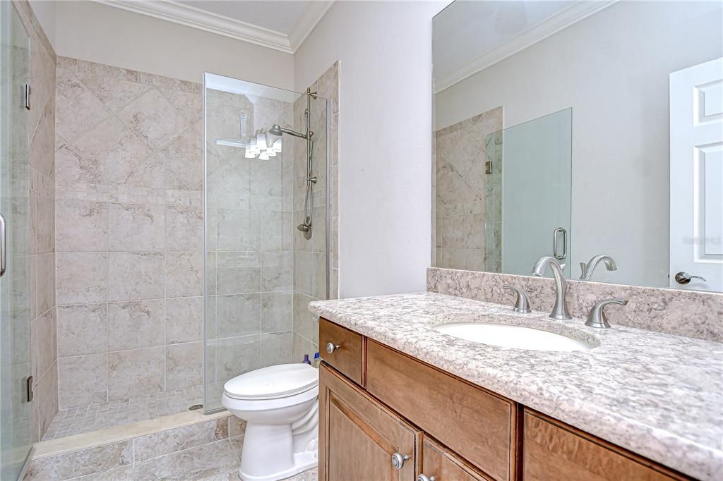 Bathroom, Glass Shower, Interior
