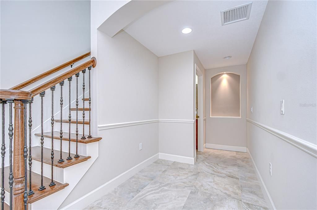 Interior, Marble, Recessed Lighting