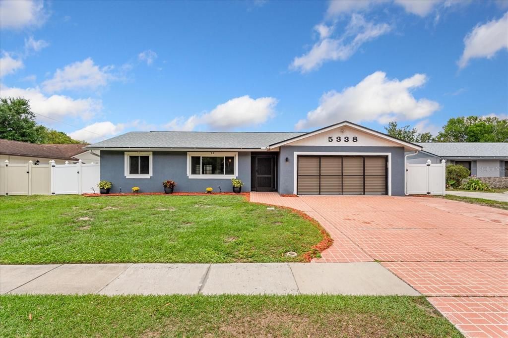 Attached, Backyard, Exterior, Facade, Ranch