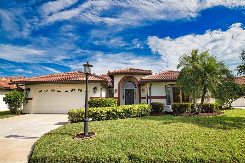 Attached, Backyard, Exterior, Facade, Mediterranean