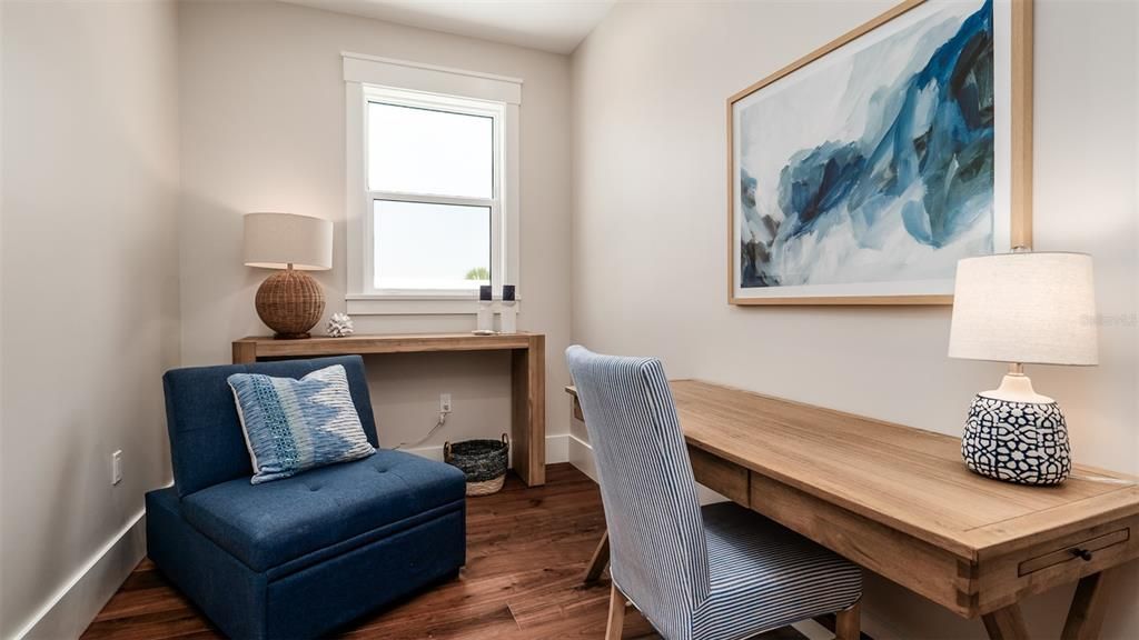 Home Office, Interior, Wood Texture Flooring