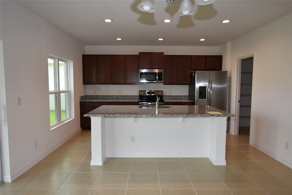 Interior, Kitchen, Recessed Lighting, Stainless Steel Appliances