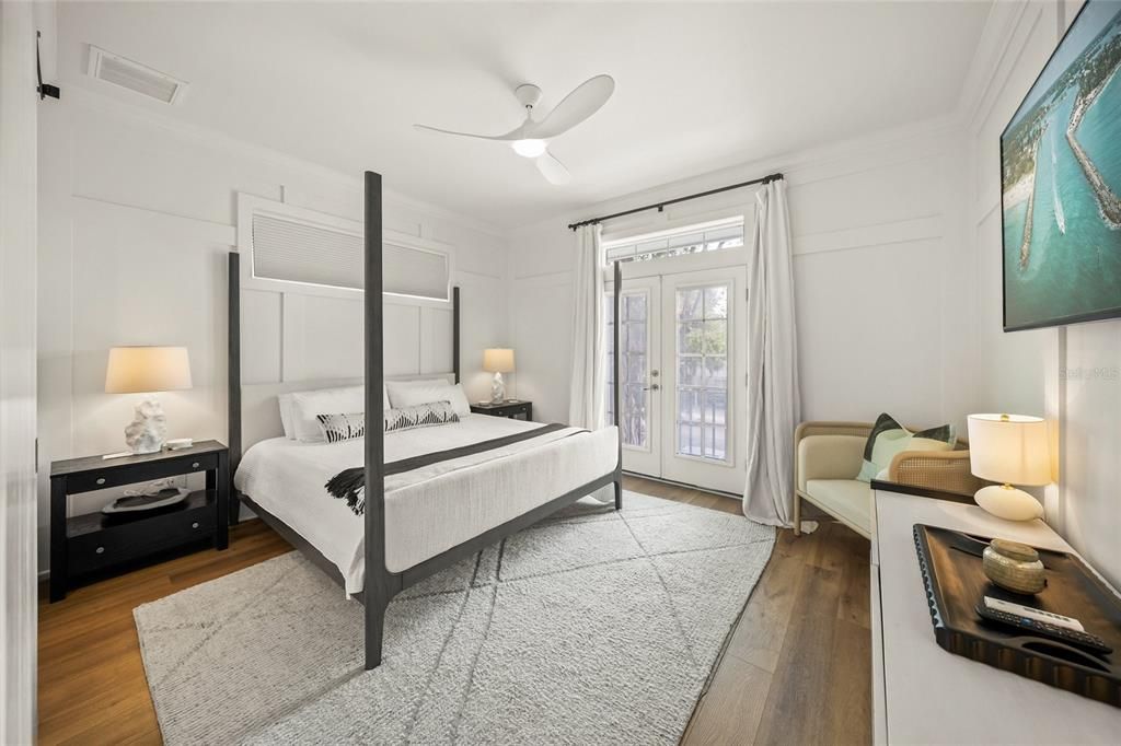 Bedroom, Interior, Wood Texture Flooring