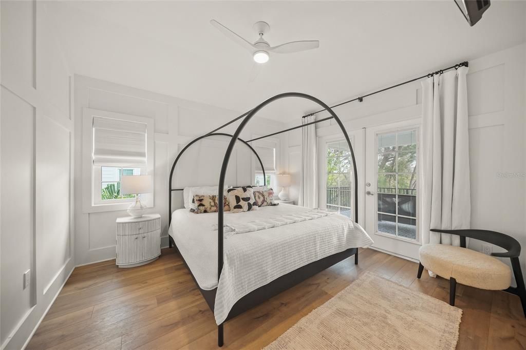 Bedroom, Interior, Wood Texture Flooring
