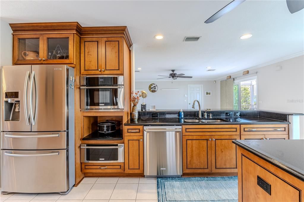 Interior, Kitchen, Recessed Lighting, Stainless Steel Appliances