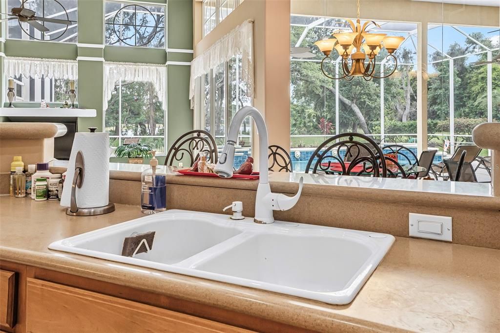 Bathroom, Chandelier, Interior, Sun Room