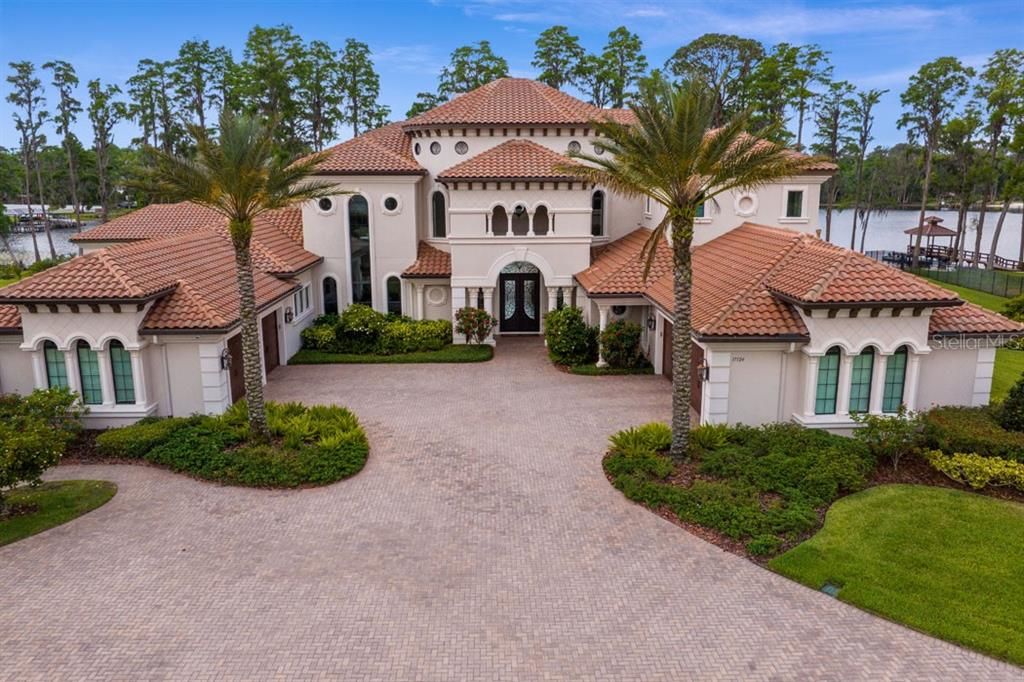 Attached, Backyard, Detached Garage, Exterior, Facade, Mediterranean