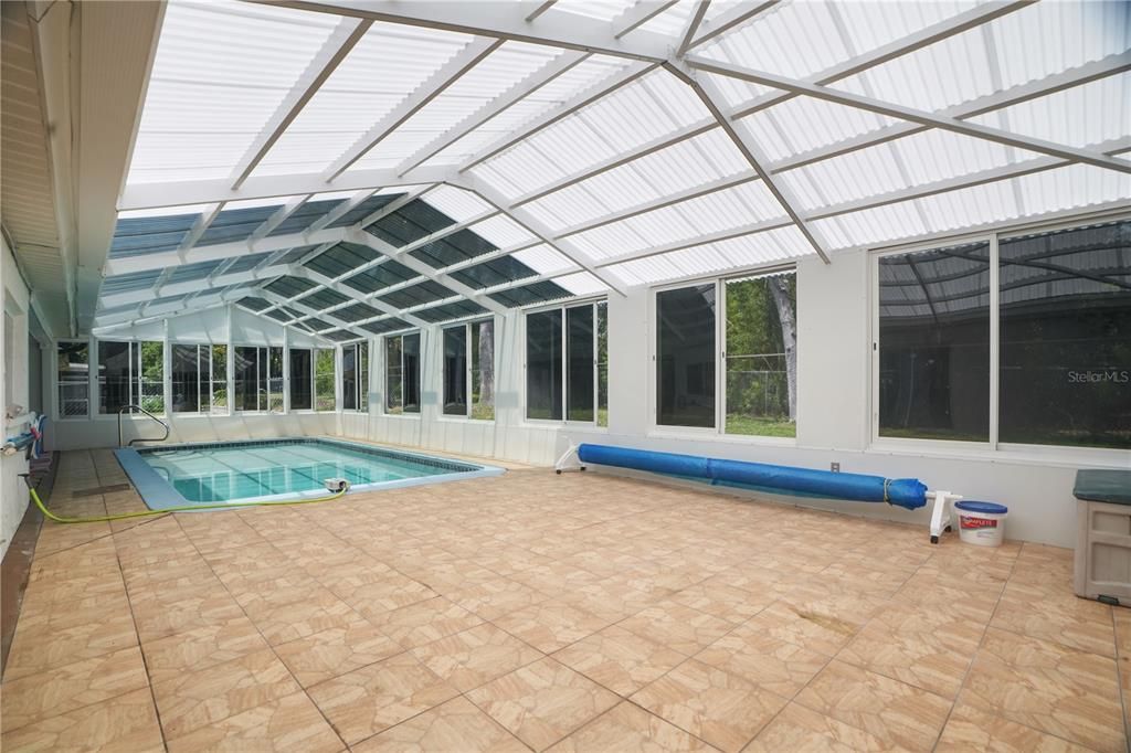 Glass Ceilings, Interior, Pool, Sun Room
