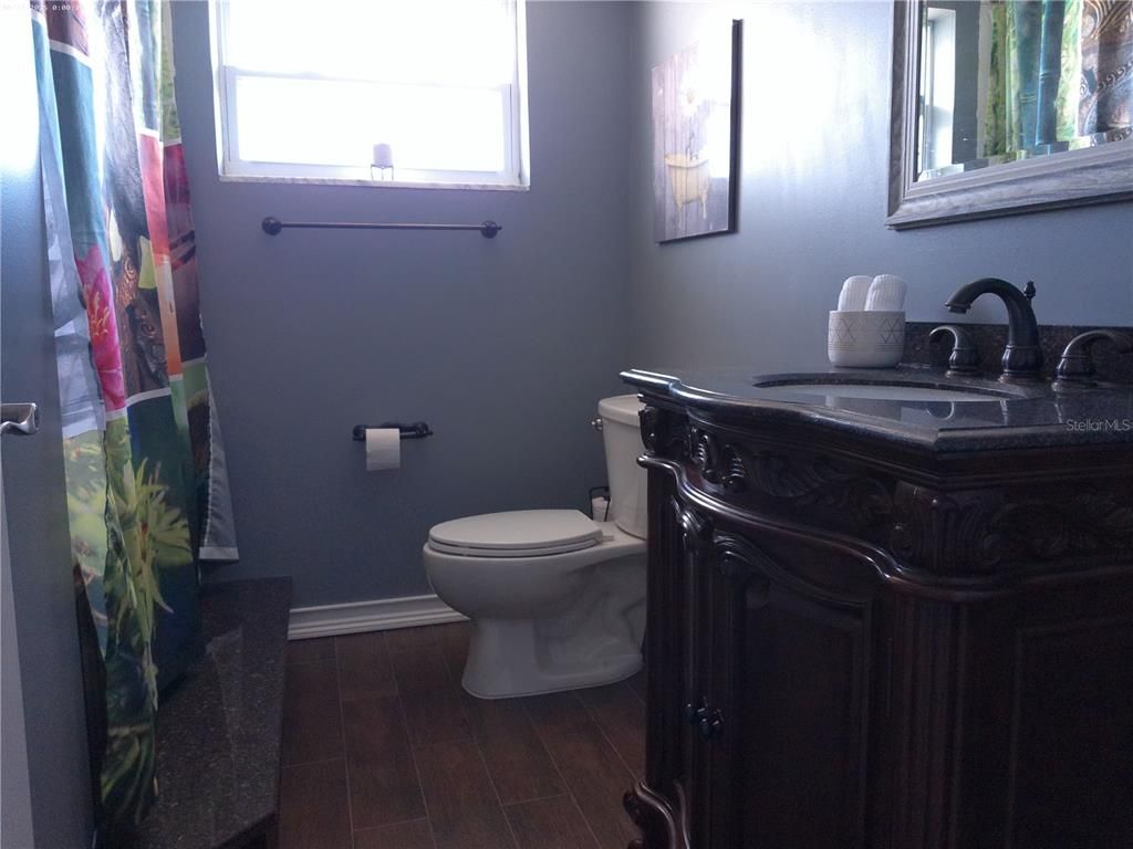 Bathroom, Interior, Wood Texture Flooring
