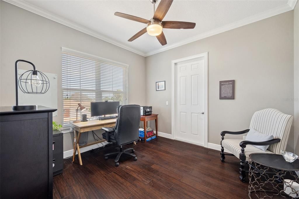 Home Office, Interior, Wood Texture Flooring