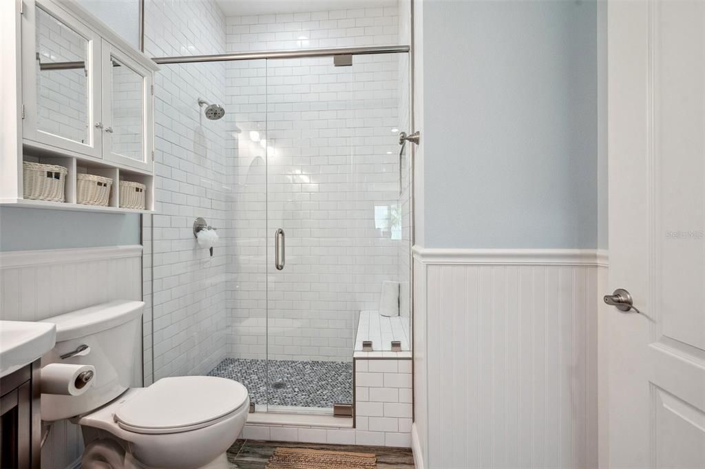Bathroom, Glass Shower, Interior