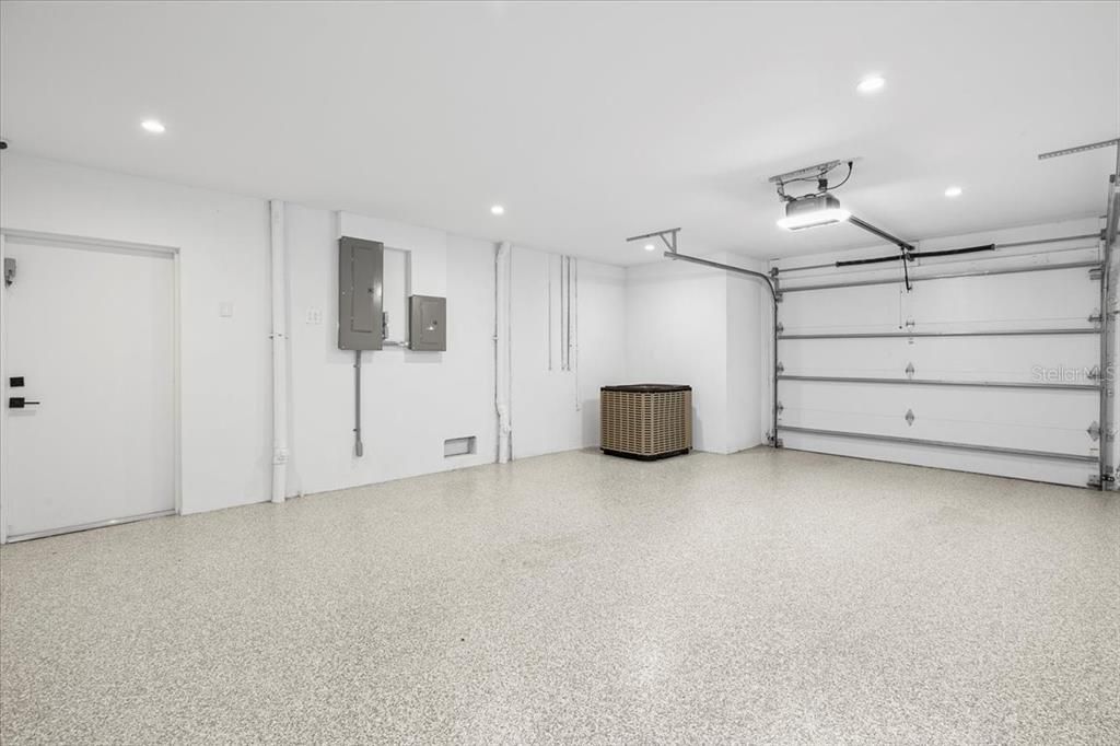 Garage, Interior, Recessed Lighting