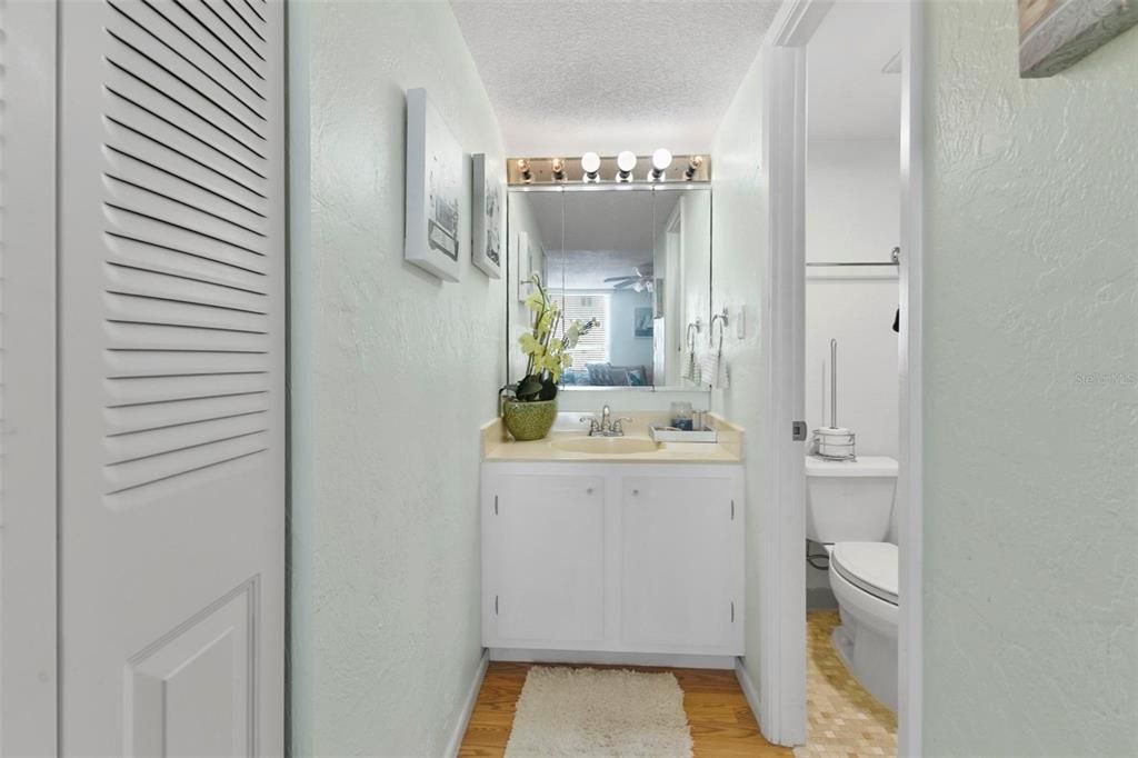 Bathroom, Interior, Wood Texture Flooring