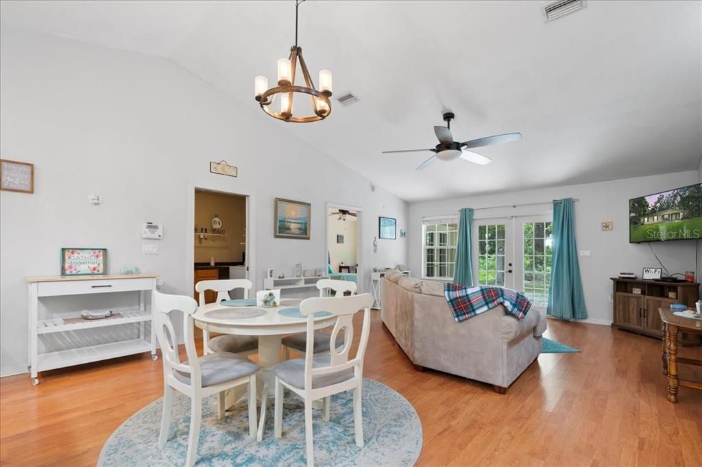 Chandelier, Dining room, Interior, Living room, Wood Texture Flooring
