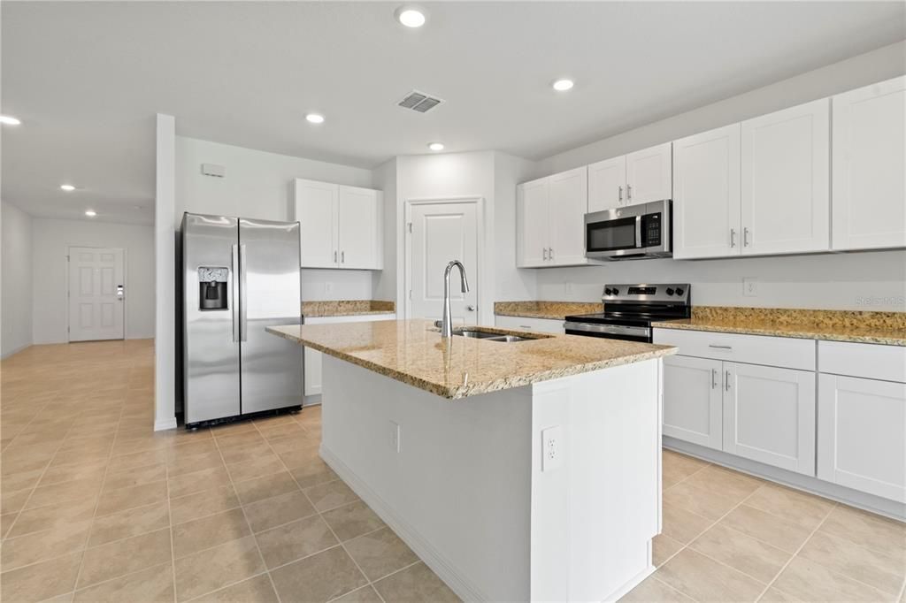 Interior, Kitchen, Recessed Lighting, Stainless Steel Appliances