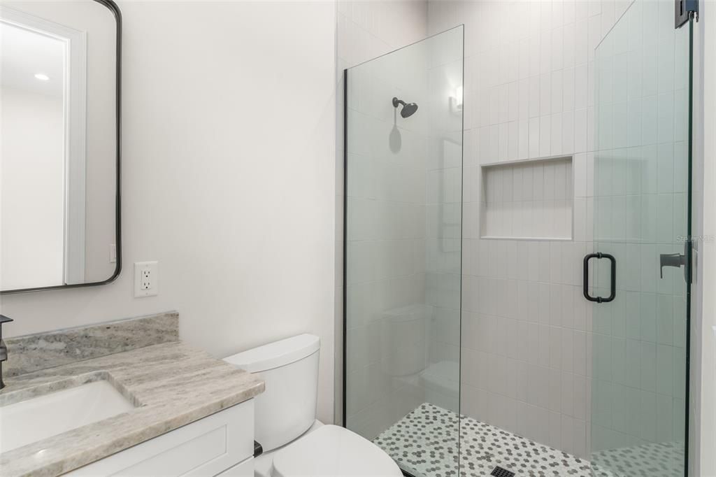 Bathroom, Glass Shower, Interior