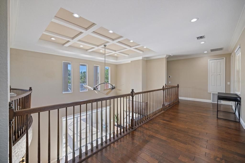 Interior, Recessed Lighting, Wood Texture Flooring