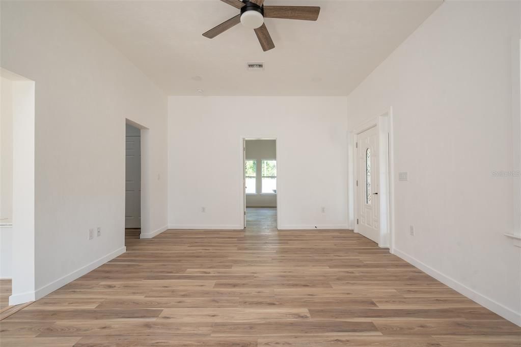 Empty room, Interior, Wood Texture Flooring