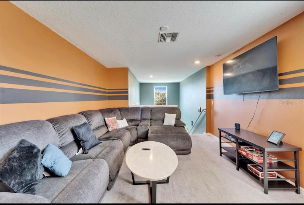 Interior, Living room, Recessed Lighting