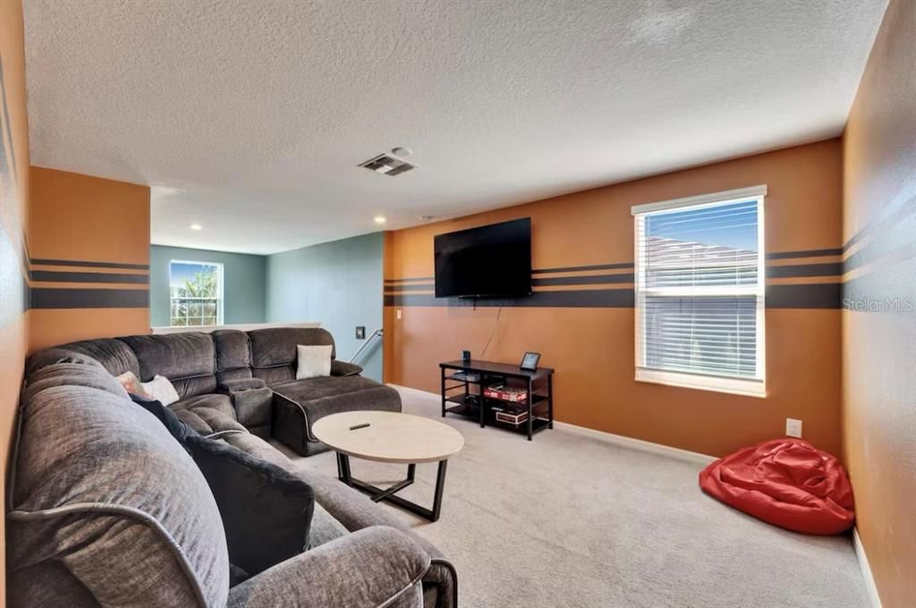 Interior, Living room, Recessed Lighting