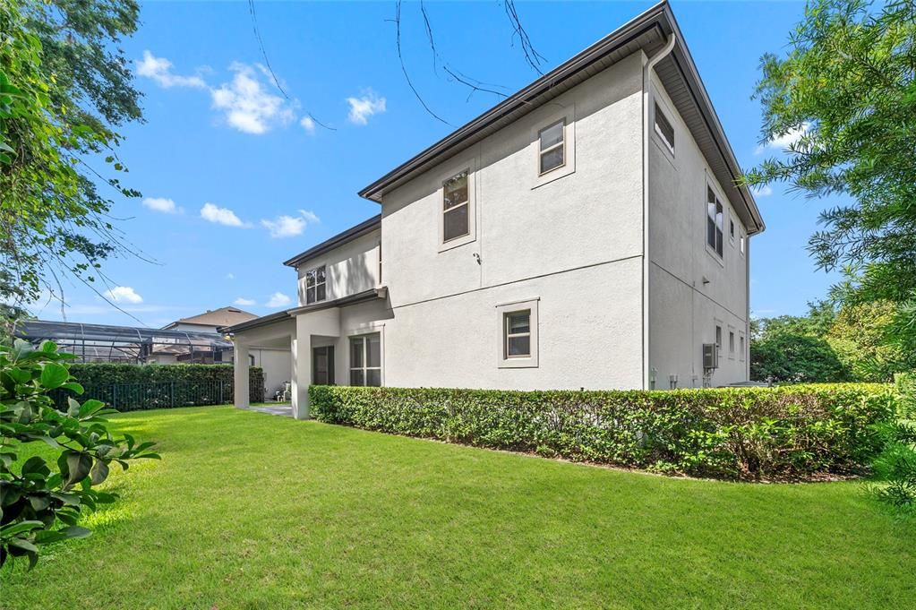 Backyard, Exterior