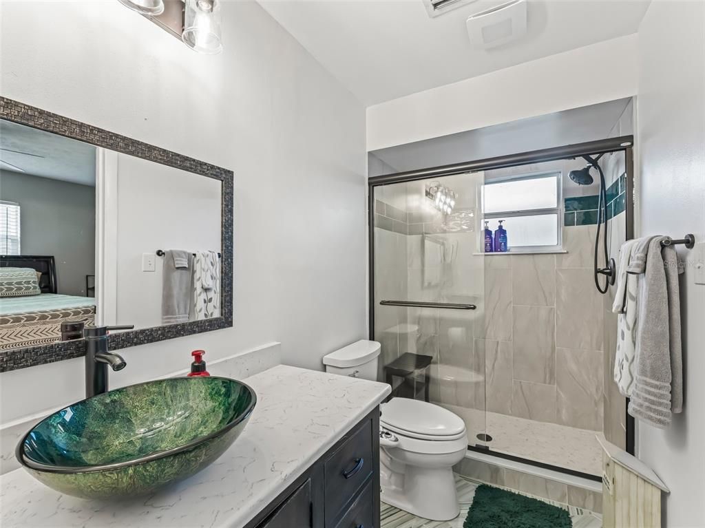 Bathroom, Glass Shower, Interior