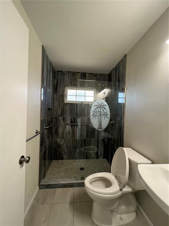 Bathroom, Glass Shower, Interior, Wooden Walls