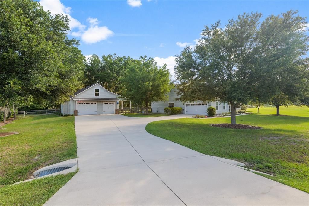 Backyard, Detached Garage, Exterior