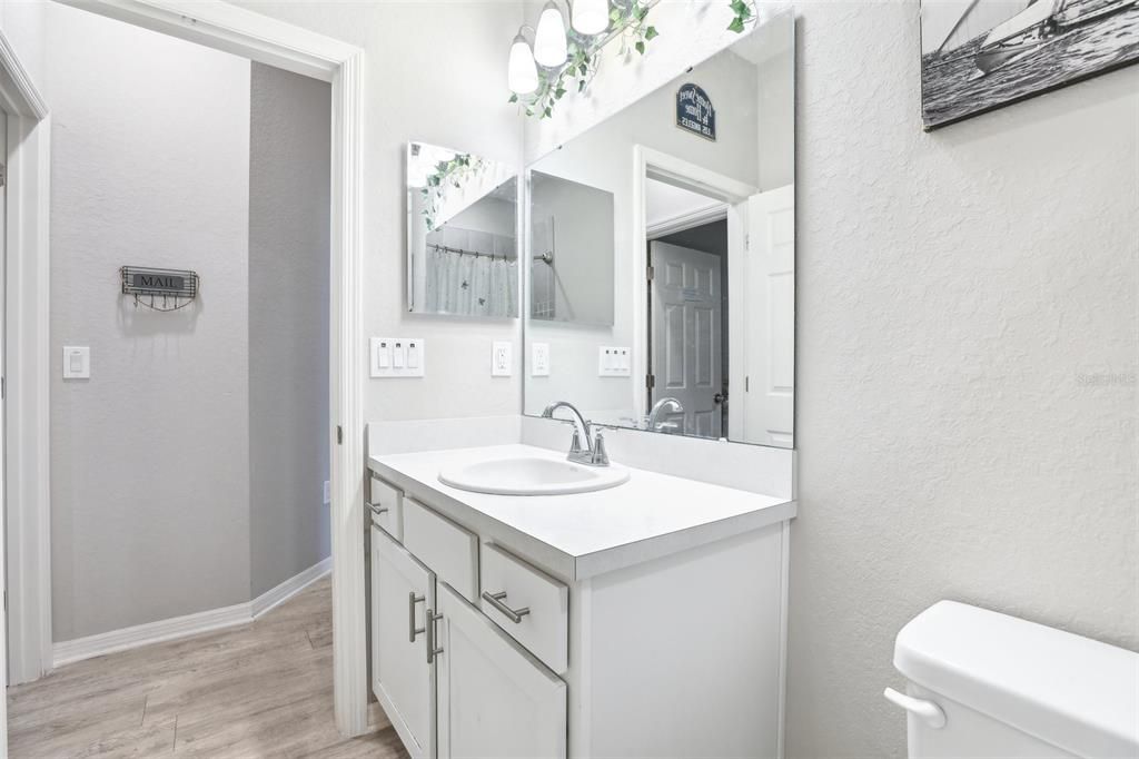 Bathroom, Interior, Wood Texture Flooring