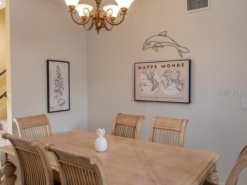 Chandelier, Dining room, Interior