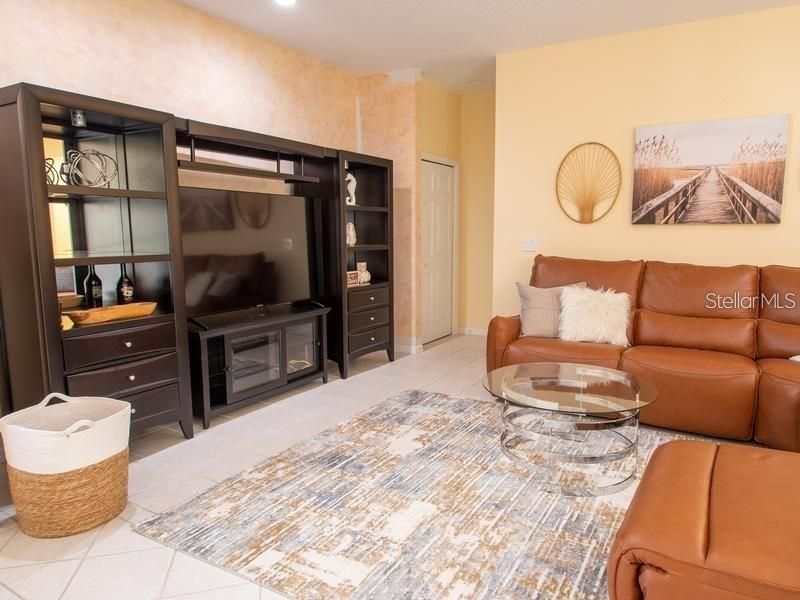 Interior, Living room, Recessed Lighting