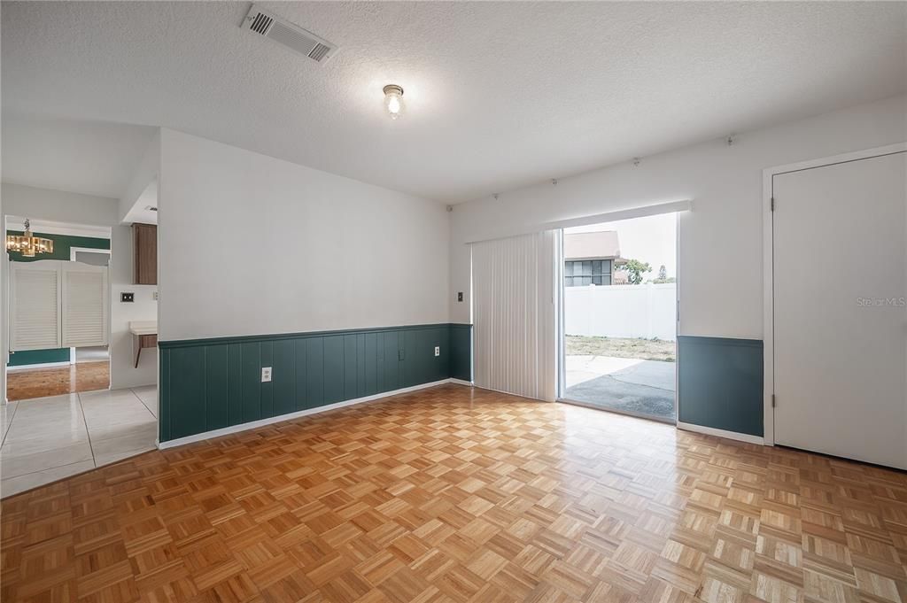 Empty room, Interior, Wood Texture Flooring