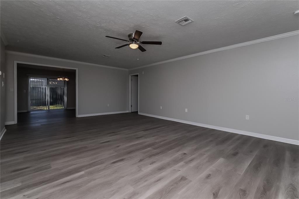Empty room, Interior, Wood Texture Flooring