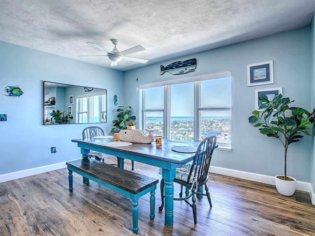 Dining room, Interior, Water, Wood Texture Flooring