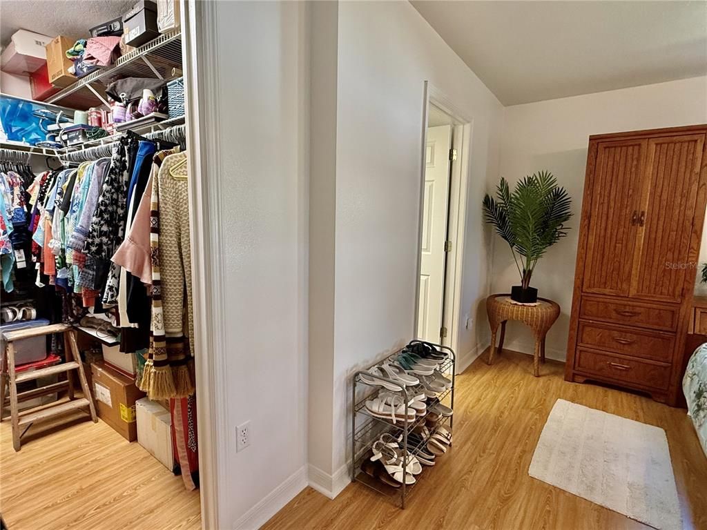 Interior, Walk-in Closets, Wood Texture Flooring