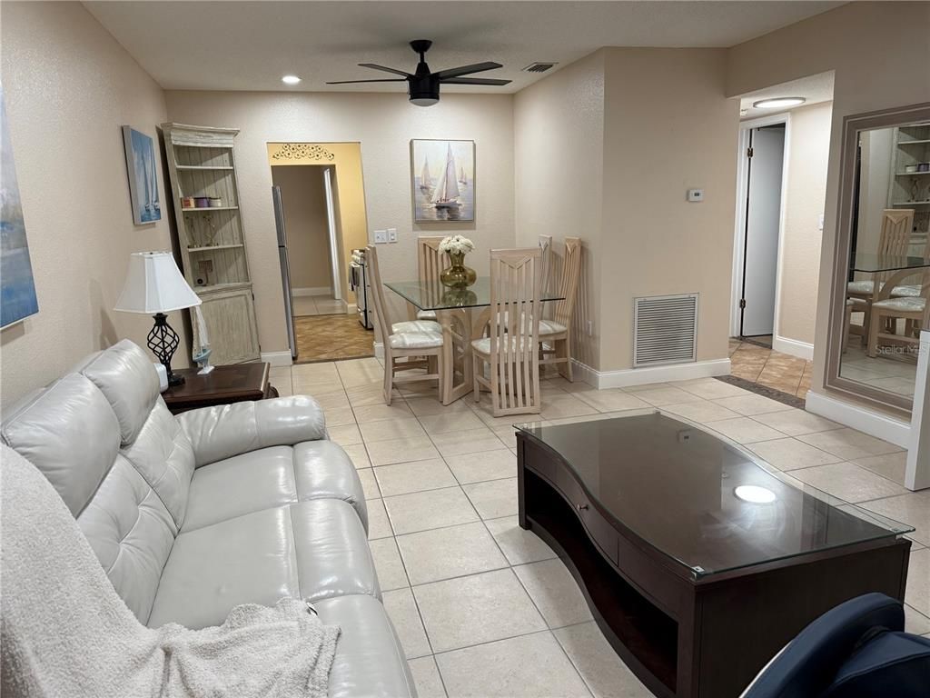 Dining room, Interior, Living room, Recessed Lighting