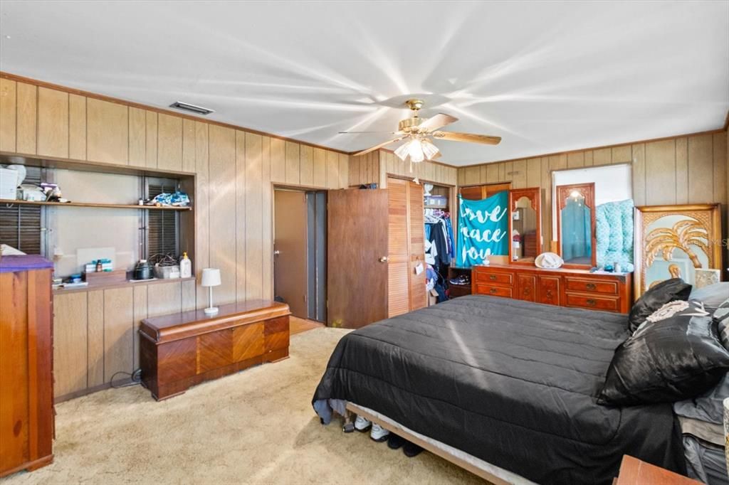 Bedroom, Interior, Wooden Walls
