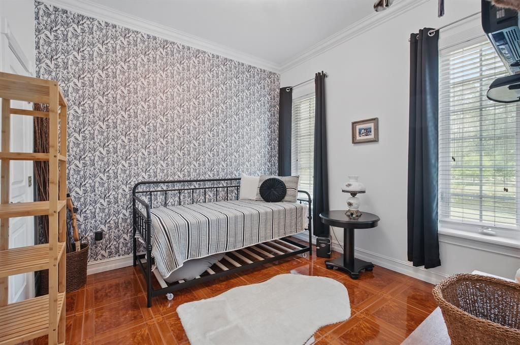Bedroom, Interior, Wood Texture Flooring