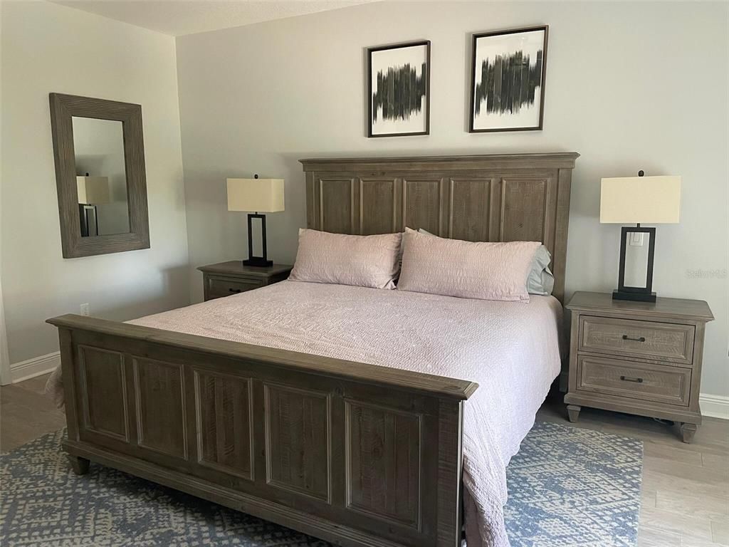 Bedroom, Interior, Wood Texture Flooring
