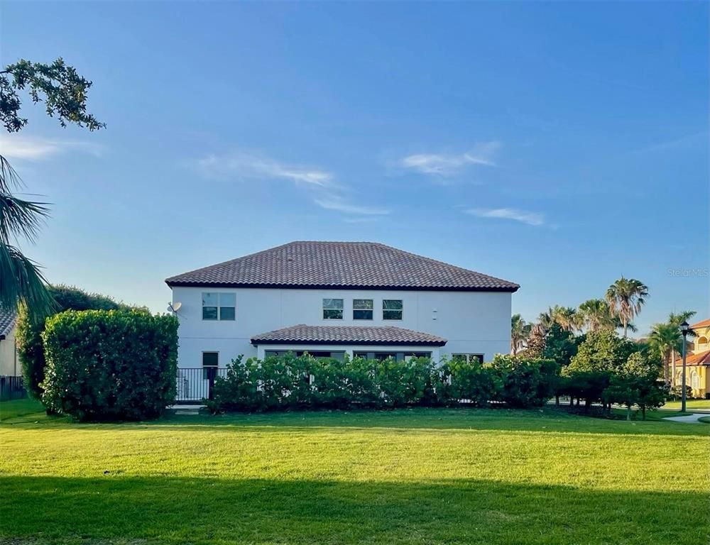 Backyard, Exterior, Facade, Mediterranean